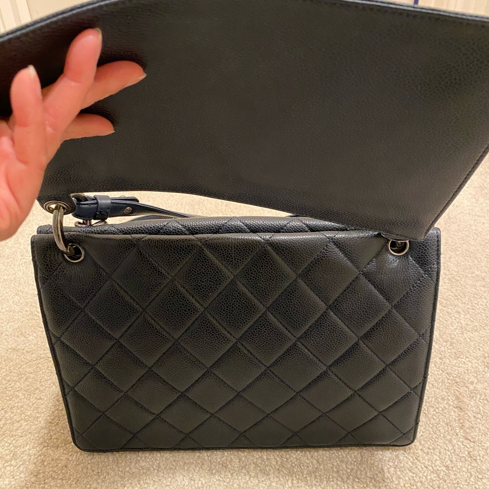 Chanel caviar bag with 2 straps - Picture 6 of 9